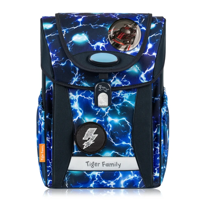 【Tiger Family】學院風護童安全燈超輕量護脊書包Pro 2S-全新升級版(125-150CM適用 努拉一家推薦)