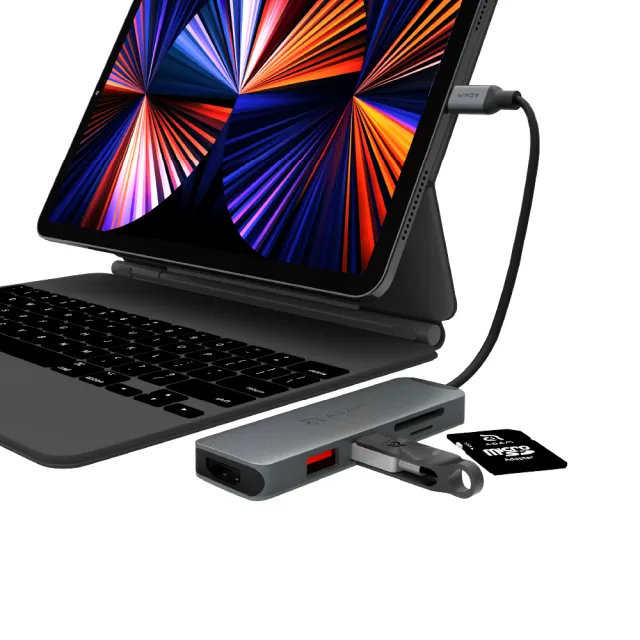 【ADAM 亞果元素】Hub A05 USB-C Gen2 五合一多功能高速集線器