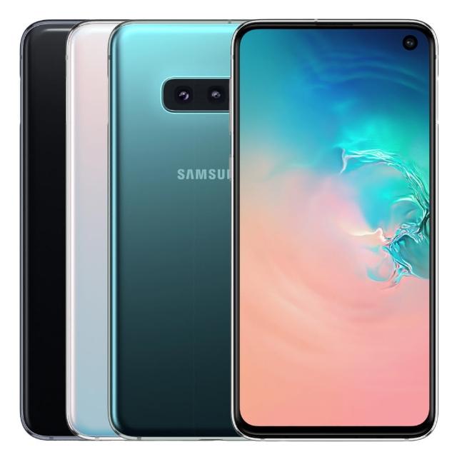 SAMSUNG 三星 Galaxy S10e 旗艦 S 系列全螢幕智慧型手機，搭載 6GB RAM 與 128GB 儲存容量，5.8 吋 AMOLED 螢幕解析度超清晰。Exynos 9 系列獵戶座處理器強大效能，支援快充功能、AI 辨識、NFC 支付、廣角鏡頭、夜拍美顏及雙卡雙待 4G+4G。電池容量 3100mAh 持久續航，前置 1000 萬畫素自拍鏡頭。2019 年上市熱賣款，顏色選擇黑色、白色、綠色。供應商保固 180 天（原廠不保固），防水防塵功能使用後減損不保證。退貨需初始狀態完整包裝，登出帳號避免鎖死。