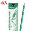 【德國LYRA】Groove三角洞洞鉛筆-6入(左右手 小一 開學 免握筆器 網紅推薦)