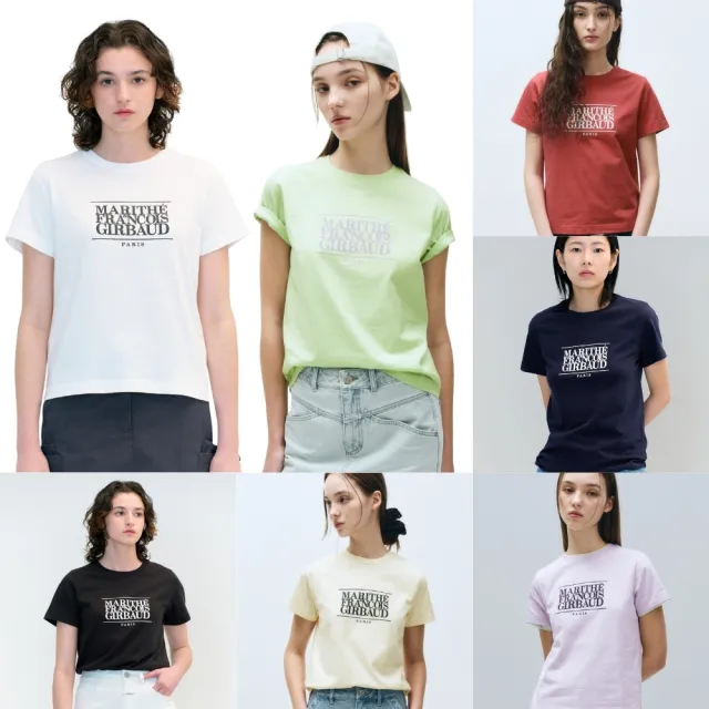【MARITHE FRANCOIS GIRBAUD】官方旗艦 女版經典LOGO TEE MFG(多款任選)