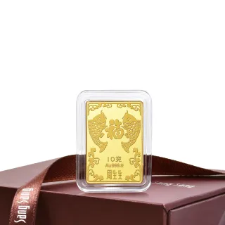 【點睛品】福 珍藏黃金金片_計價黃金(10克)