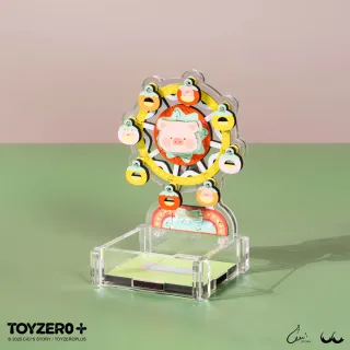 【HELLOFISH 海裡魚】罐頭豬LuLu拼圖收納盒(摩天輪)