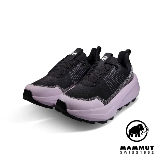 【Mammut 長毛象官方直營】Aenergy Mtn Low Gore-Tex 防水低筒越野健行鞋 女款 黑/紫風輪 #3030-05310