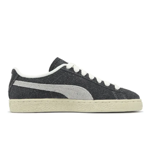 【PUMA】休閒鞋 Suede R-Suede 男鞋 女鞋 黑 灰 麂皮 復古 情侶鞋(398704-02)