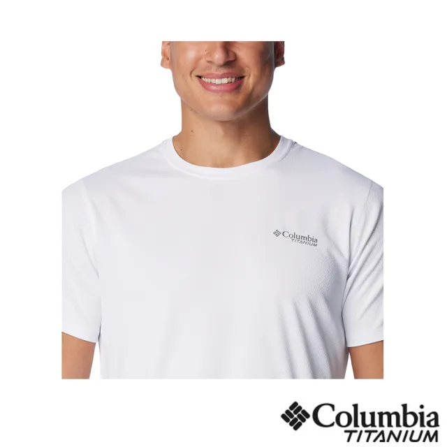 【Columbia 哥倫比亞】男款-超防曬UPF50快排短袖上衣-白色(UAE47860WT/JS)