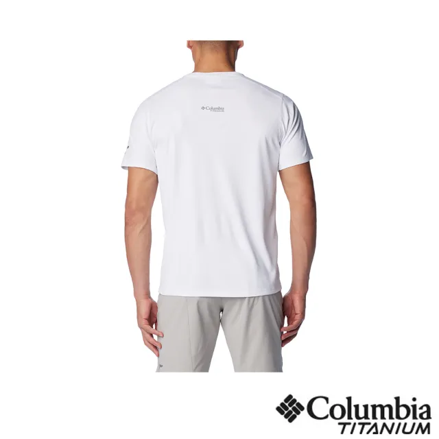 【Columbia 哥倫比亞】男款-超防曬UPF50快排短袖上衣-白色(UAE47860WT/JS)