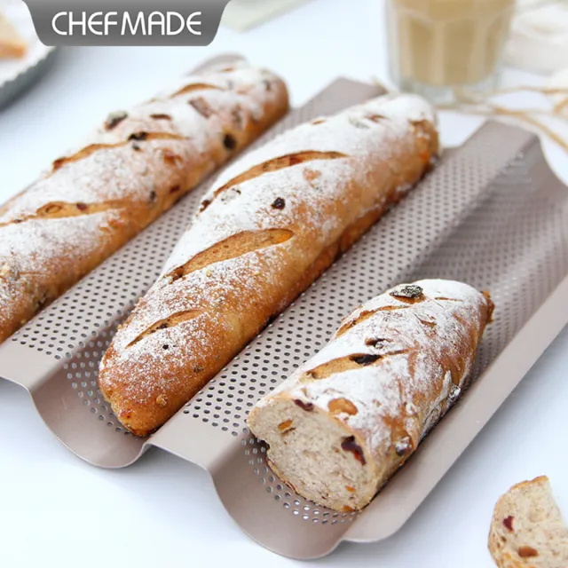 【Chefmade 學廚】法國麵包冷卻架晾網(WK9083法國麵包架-小號)