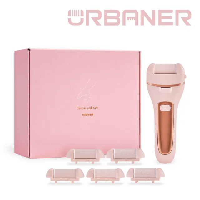 【URBANER 奧本】MB-053 水洗電動磨腳皮機-兩入磨頭組(磨腳皮機/去硬皮機/去腳皮/腳皮機)