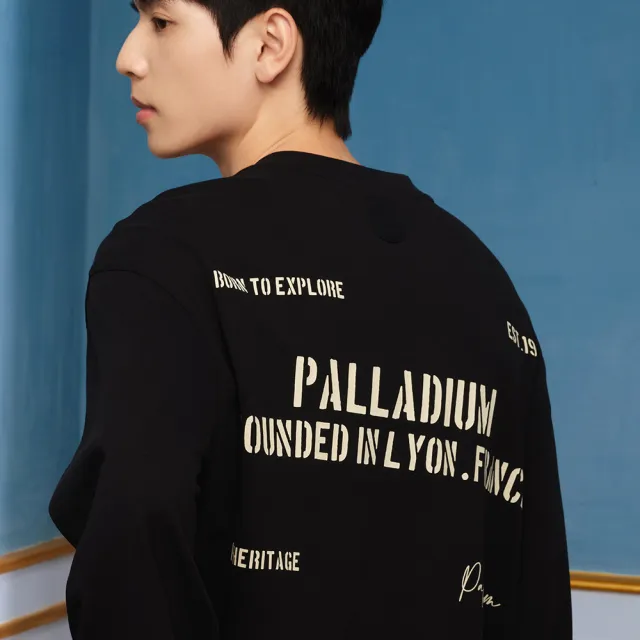 【Palladium】LOGO長袖棉質T恤-男裝/女裝-兩色任選