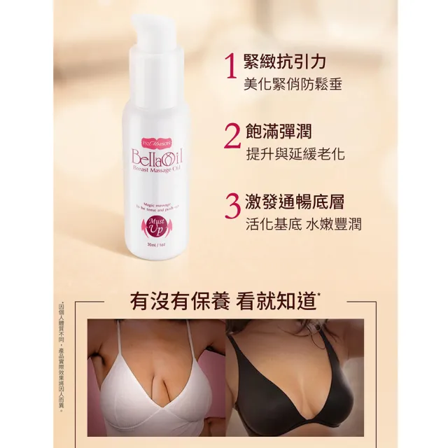 即期品【IvyMaison】美胸強塑精油 plus+ 30ml*2組(產前/產後哺乳下垂/恢復彈性)