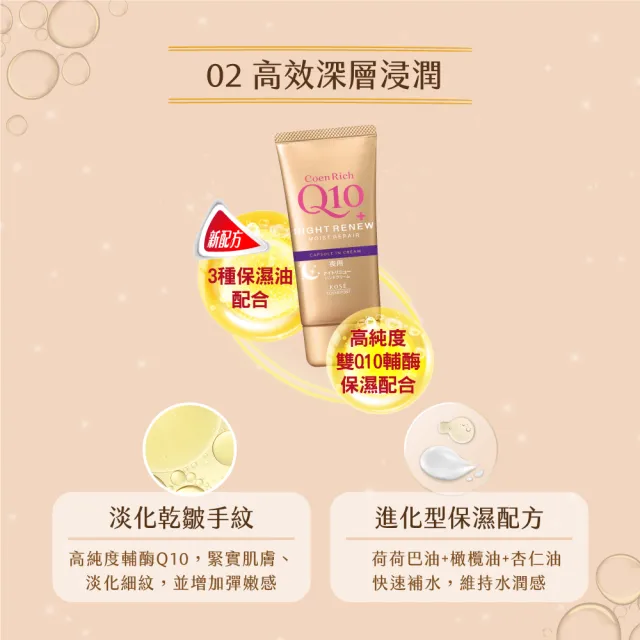 【KOSE Q10】護手霜EX-80g-2入超值組(日用/夜用/極潤/超保濕)