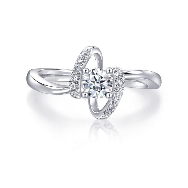 【點睛品】GIA 30分 鑽之頌 18K金鑽石戒指