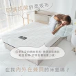 【藤原傢俬】白梧桐雙USB貓抓皮6抽床組3.5尺單人加大(雙USB貓抓床頭+新6抽床底/床架+白色戀人床墊)