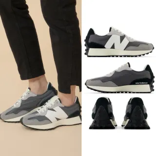 【NEW BALANCE】NB 復古鞋_WS327PL-B_女性_碳灰色(MOMO獨家販售)