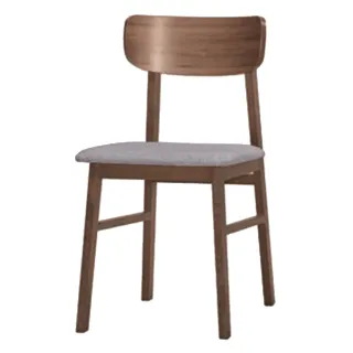 【H&D 東稻家居】實木布餐椅 實木休閒椅 單人椅(TCM-07667)