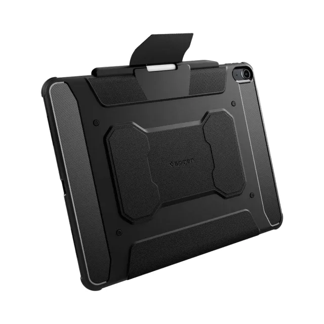 【Spigen】iPad Air 11吋2025/2024/10.9吋2022/2020 Rugged Armor Pro Black-軍規防摔保護殼