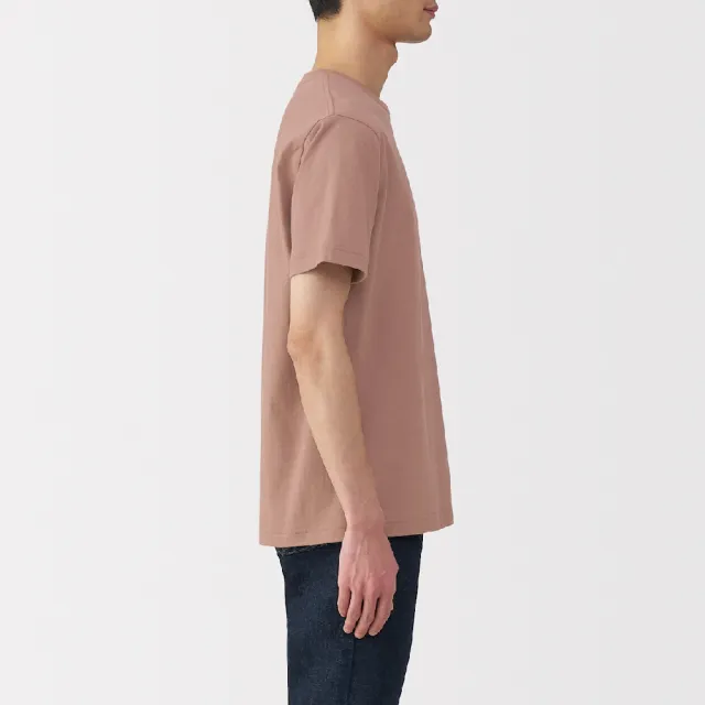 【MUJI 無印良品】男水洗天竺圓領短袖T恤(共7色)