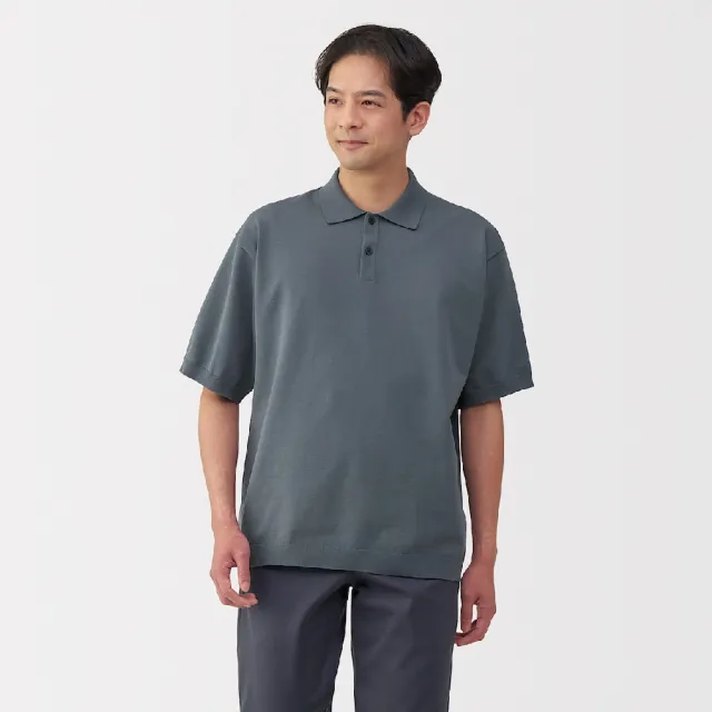 【MUJI 無印良品】男速乾針織短袖POLO衫(共4色)