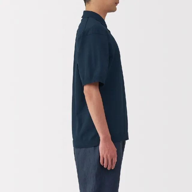【MUJI 無印良品】男速乾針織短袖POLO衫(共4色)