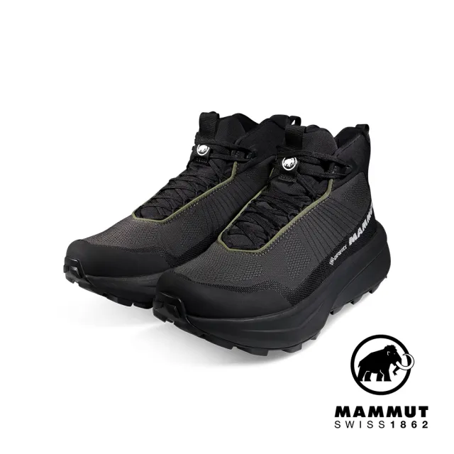 【Mammut 長毛象官方直營】Aenergy Mtn Mid GTX Men 防水中筒健行鞋 男款 綠鬣蜥 #3030-05320