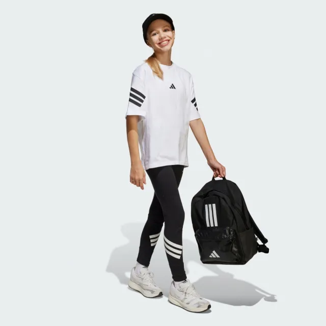 【adidas 愛迪達】FUTURE ICONS 3-STRIPES 短袖上衣 T恤 童裝 JN8088