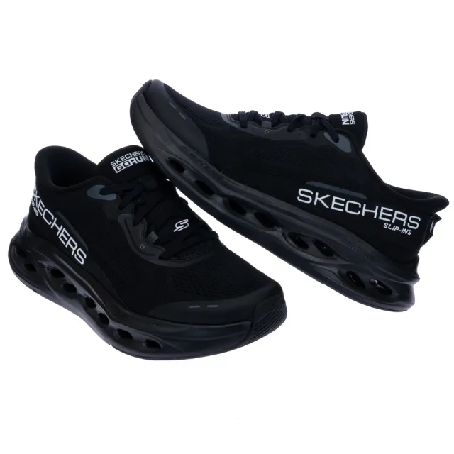 【SKECHERS】男鞋 慢跑系列 慢跑鞋 瞬穿舒適科技 GO RUN MAX CUSHIONING GLIDE-STEP(220421BBK)