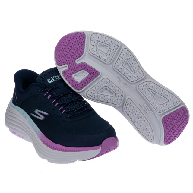 【SKECHERS】女鞋 慢跑系列 慢跑鞋 瞬穿舒適科技 GO RUN MAX CUSHIONING ENDEAVOUR 寬楦款(129474WNVPR)
