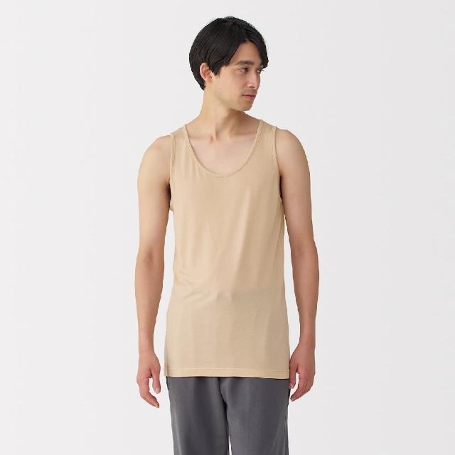 【MUJI 無印良品】男涼爽柔滑坦克背心(共3色)