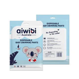 【Aiwibi 愛薇彼】嬰兒游泳褲 M-XXXL(一次性泳褲 游泳尿布 防水尿布 嬰兒泳褲)