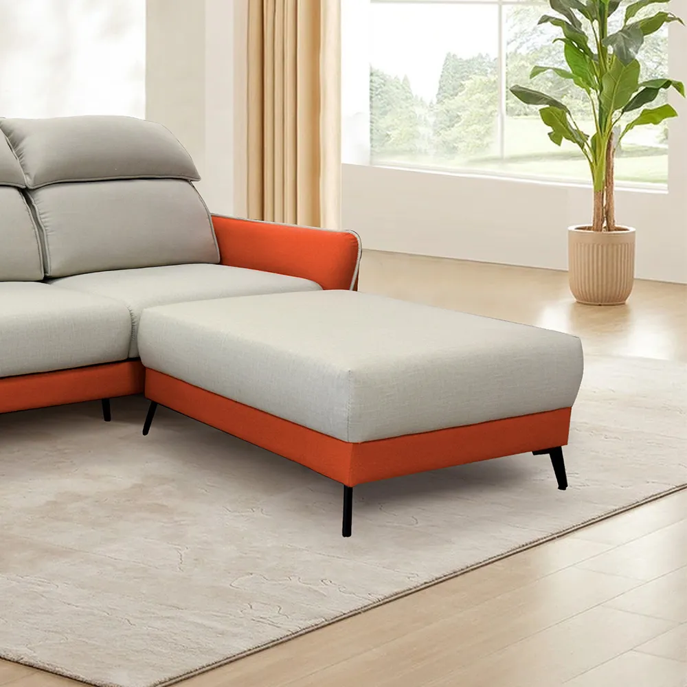 【IHouse】品克 臺疆6萬轉貓抓皮 大沙發腳椅(沙發腳椅)