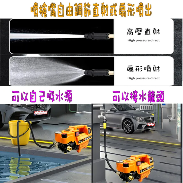 【一本店鋪】7號洗冷氣套裝組+K100高壓清洗機(洗車機 洗地機 疏通水管 洗冷氣 洗洗衣機)