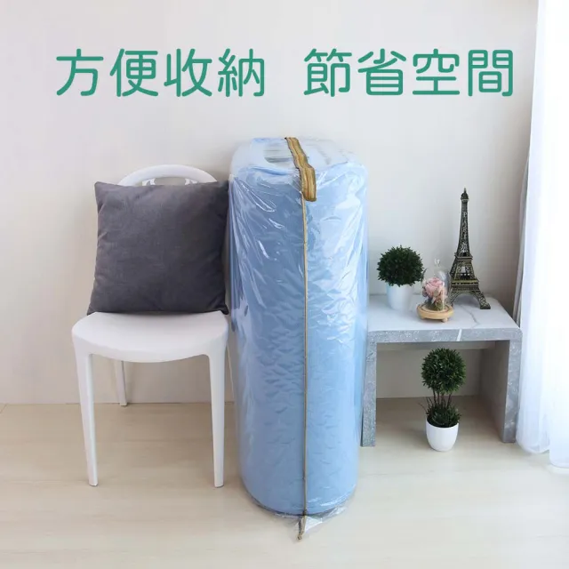【BEARBED 熊棉】樂活吸濕排汗記憶床墊厚度10cm 單人加大3.5尺(\原“LOHAS樂活家居”/折疊床/可收納/舒適)