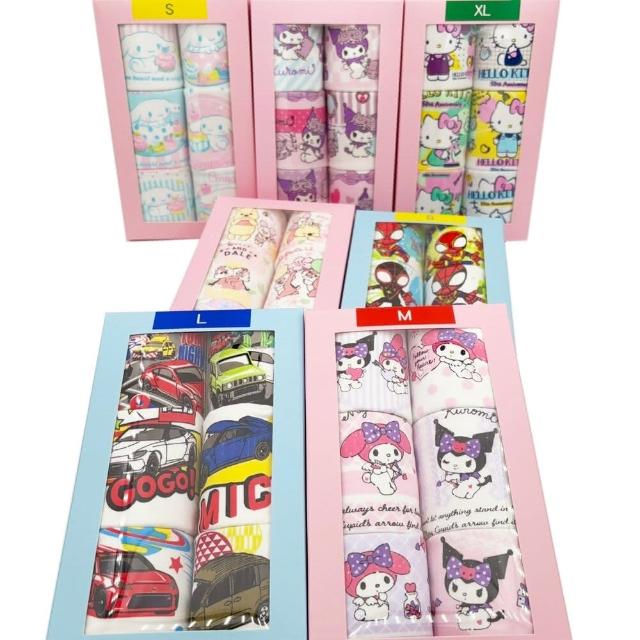 【SANRIO 三麗鷗】台灣製兒童內褲-6入組