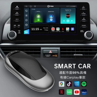 【ETION】Smart Car 輕安卓/CarPlay/Android Auto轉無線 三合一超迷你科技感 apple carplay車機