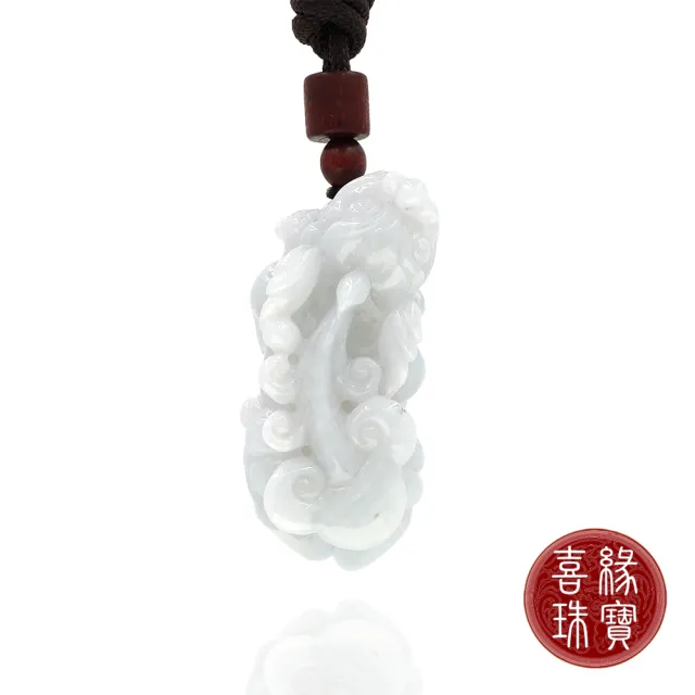 【喜緣玉品】天然翡翠玉石 聚寶貔貅 玉珮(直)