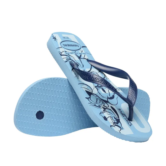 【havaianas 哈瓦仕】拖鞋 男鞋 女鞋 迪士尼 米奇 高飛 唐老鴨 Top Disney 藍 4139412-1056U(哈瓦士)