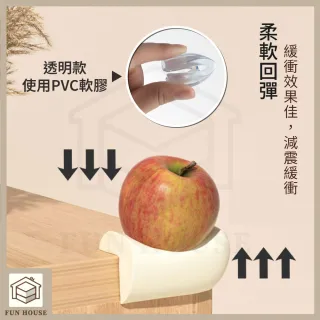 【FUN HOUSE】L型防撞護角-16入組(嬰兒防撞 桌角保護貼 防撞墊 安全防撞角 桌角保護套 防撞護角)