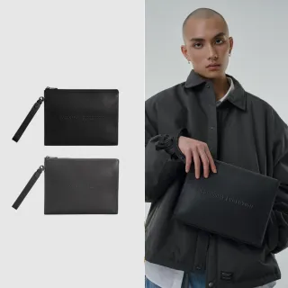 【ROBINMAY】傑斯真皮手拿包(真皮拉鍊封口/多色任選)