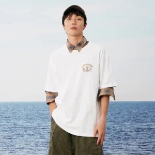 【CONVERSE】COMERCIAL GRAPHIC TEE 短袖 T恤 男上衣 女上衣 白色(10028727-A01)