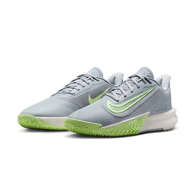 【NIKE 耐吉】Precision VII 男鞋 灰綠色 運動 實戰 包覆 透氣 緩震 籃球鞋 HJ9153-002