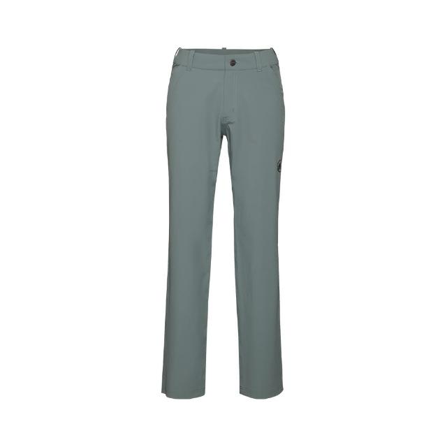 【Mammut 長毛象官方直營】Hiking V Pants Men 防曬彈性健行長褲 地層灰藍 男款 #1022-02520