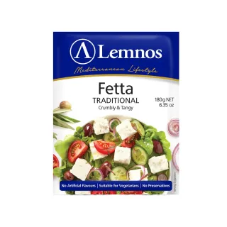 【LEMNOS蘭諾斯】蘭諾斯飛塔乾酪180GX6PC/組(獲得澳洲全國乳製品評比金牌獎)