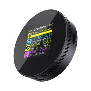 【Kamera】Dockcase M.2 NVMe 2230/2242 SSD 智能硬碟盒(固態硬碟外接盒 DSWC1R-3B)