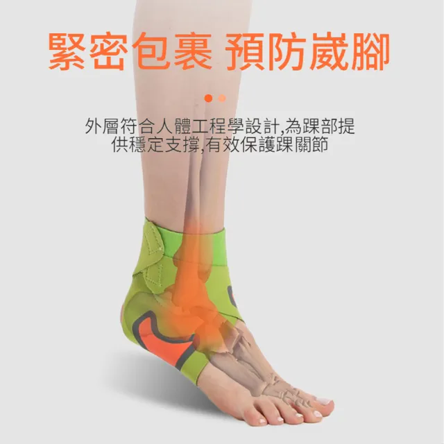【ANTIAN】壓力纏繞護腳踝帶1雙組 腳踝關節扭傷固定綁帶 運動跑步腳踝護具