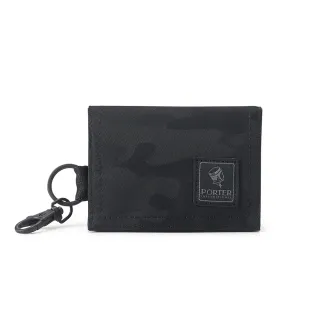 【PORTER INTERNATIONAL】小巧大方CATCH零錢包(黑)