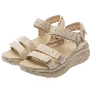 【SKECHERS】女鞋 休閒系列涼拖鞋 DLUX WALKER(119828NAT)