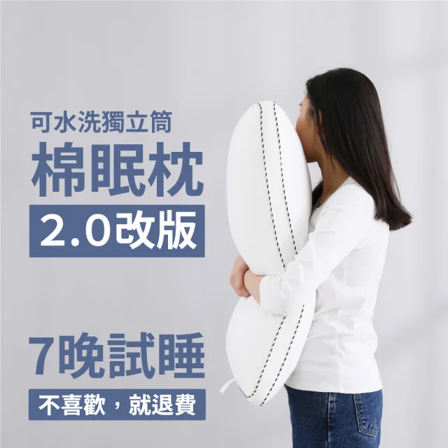 【Darphia 朵法亞】速寄|銀粒子棉眠枕 贈洗衣袋 支撐包覆 抗菌防蟎 透氣枕