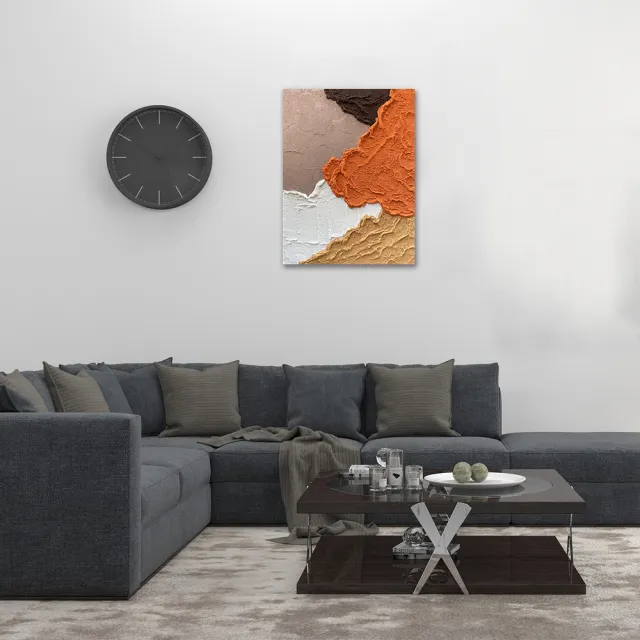 【御畫房】當代國家級展覽畫家 抽象系列手繪油畫60×80cm(DB-077)