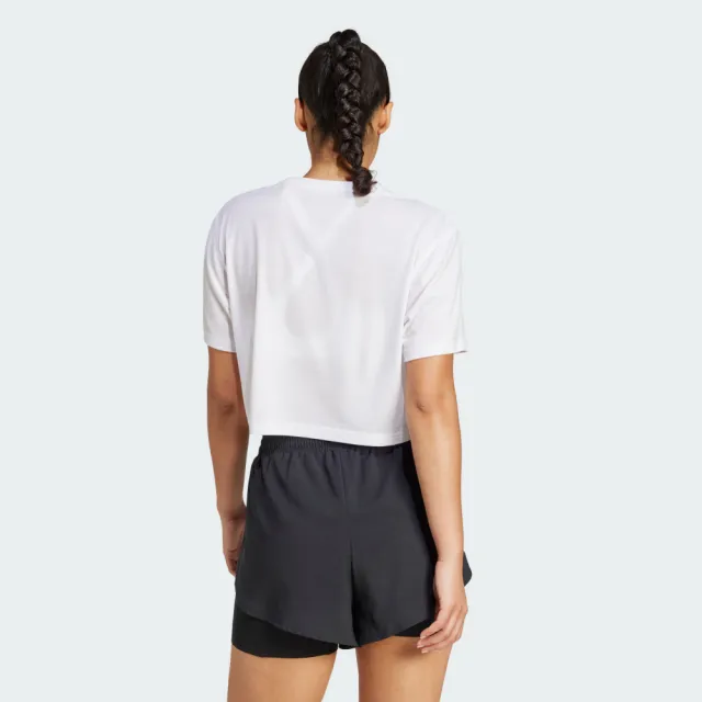 【adidas 愛迪達】TRAIN ESSENTIALS 短袖上衣 T恤 涼感女 JC9556